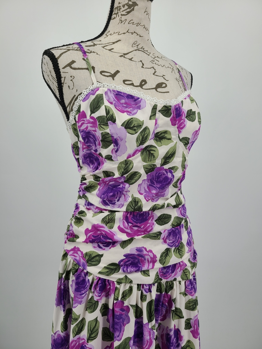 Anthropologie's Maeve 100% Cotton Drop Waist Vibrant Maxi Dress Size Large